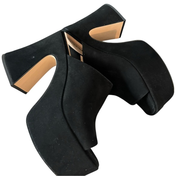 New! Coach Bobi Platform Suede Platform Sandals - Picture 3 of 7